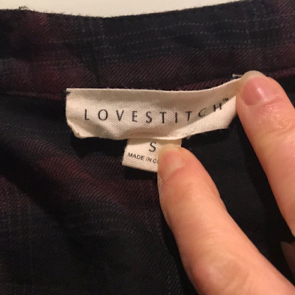 Lovestitch Plaid Top   - Picture 6 of 6